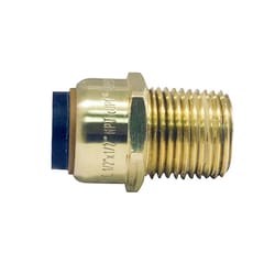 Apollo Tectite Push to Connect 1/2 in. CTS in to X 1/2 in. D MNPT Brass Adapter