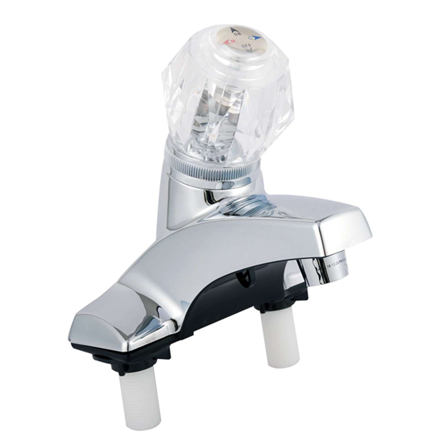 Home Plus Chrome Centerset Bathroom Sink Faucet 4 in. Ace Hardware