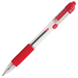 Zebra Z-Grip Red Retractable Ball Point Pen 12 pk