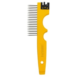 Allway 5 in. L Yellow Plastic/Steel Paint Brush Cleaning Comb