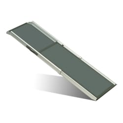 PetSafe Extra Large Aluminum Pet Ramp Silver 40.5 in. H X 4.8 in. W X 17.5 in. D