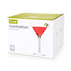 True Manhattan 12 oz Clear Glass Martini Glass