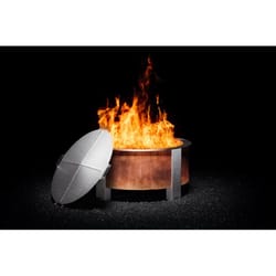 Breeo X Series Smokeless 42 in. W Corten Steel Round Wood Fire Pit