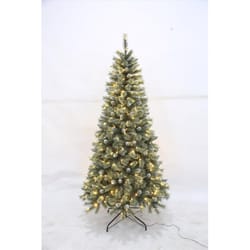 Celebrations 7 ft. Full 400 ct Cashmere Pine Color Changing Christmas Tree