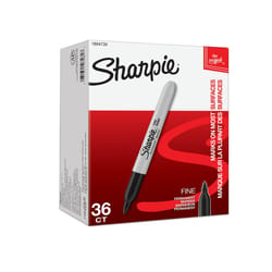 Sharpie Black Fine Tip Permanent Marker 36 pk