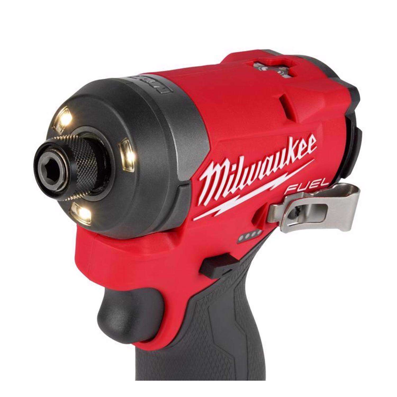 Milwaukee M12 FUEL 1 4 in. Cordless Brushless Impact Driver Tool