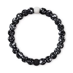 Lokai Unisex Splatter Round Black Bracelet Water Resistant Size 6.5