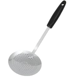 Chef Craft Black/Silver Stainless Steel Skimmer