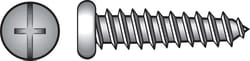 HILLMAN No. 8 Ga. X 3/4 in. L Phillips/Slotted Pan Head Sheet Metal Screws 100 pk