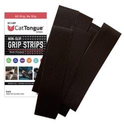 CatTongue Grips Black Anti-Slip Tape 2 in. W X 8.5 in. L 1 pk