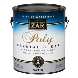 ZAR Aqua Satin Clear Water-Based Polyurethane 1 gal