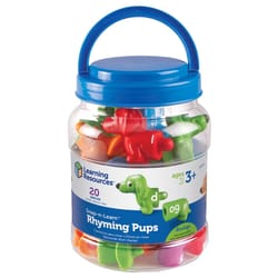 Learning Resources Snap-n-Learn Rhyming Pups Assorted 20 pc