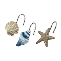 AGPtEK 12 PCS Seashell Shower Curtain Hooks, 1 set - Baker's