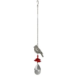 Woodstock Chimes Red/Silver Cardinal Wind Chime