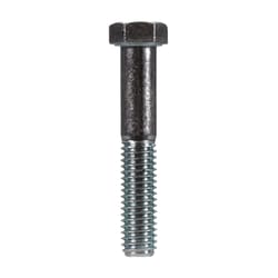 HILLMAN 7/16 in. D X 2-1/2 in. L Heat Treated Zinc Steel Hex Head Cap Screw 50 pk