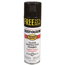 Rust-Oleum Stops Rust Gloss Black Spray Paint 15 oz