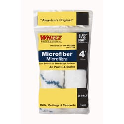 Whizz Xtrasorb Microfiber 4 in. W X 1/2 in. Mini Paint Roller Cover 2 pk