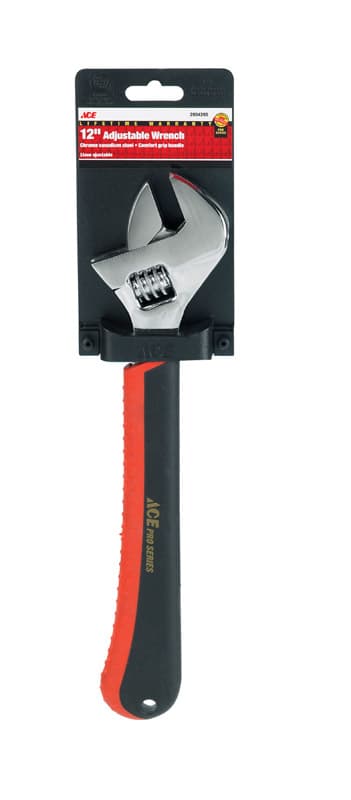 Ace Adjustable Wrench 12 in. L 1 pc Mfr 2004265 Ace Hardware