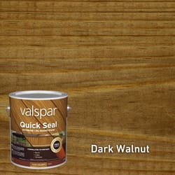 Valspar Quick Seal Semi-Transparent Dark Walnut Oil-Based Exterior Stain 1 gal