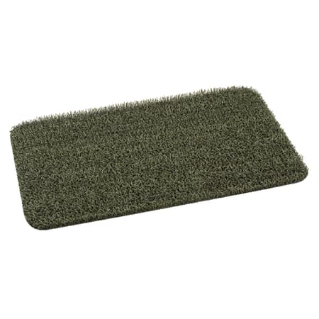 GrassWorx 2-ft x 3-ft Flint Rectangular Outdoor Door Mat in the Mats  department at