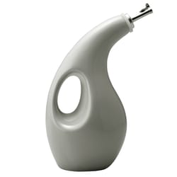 Rachael Ray Sea Salt Gray Stoneware EVOO Dispensing Bottle 24 oz