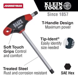 Klein Tools Journeyman 5/16 in. SAE T-Handle Hex Key 1 pc