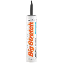 Sashco Big Stretch Charcoal Gray Acrylic Latex Door/Siding/ Window Caulk Sealant 10.5 fl. oz.