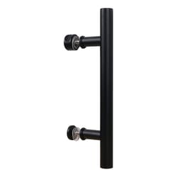 National Hardware Madison 31/32 in. D Matte Black Steel Pull Handle 1 pc