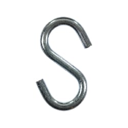 Ace Small Zinc-Plated Silver Steel 3-1/4 in. L S-Hook 240 lb 2 pk