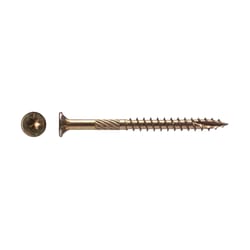 Big Timber No. 10 X 3 in. L Star Zinc-Plated Deep Wood Screws 63 pk