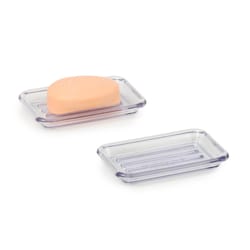 Spectrum Clear Plastic Soap Dish