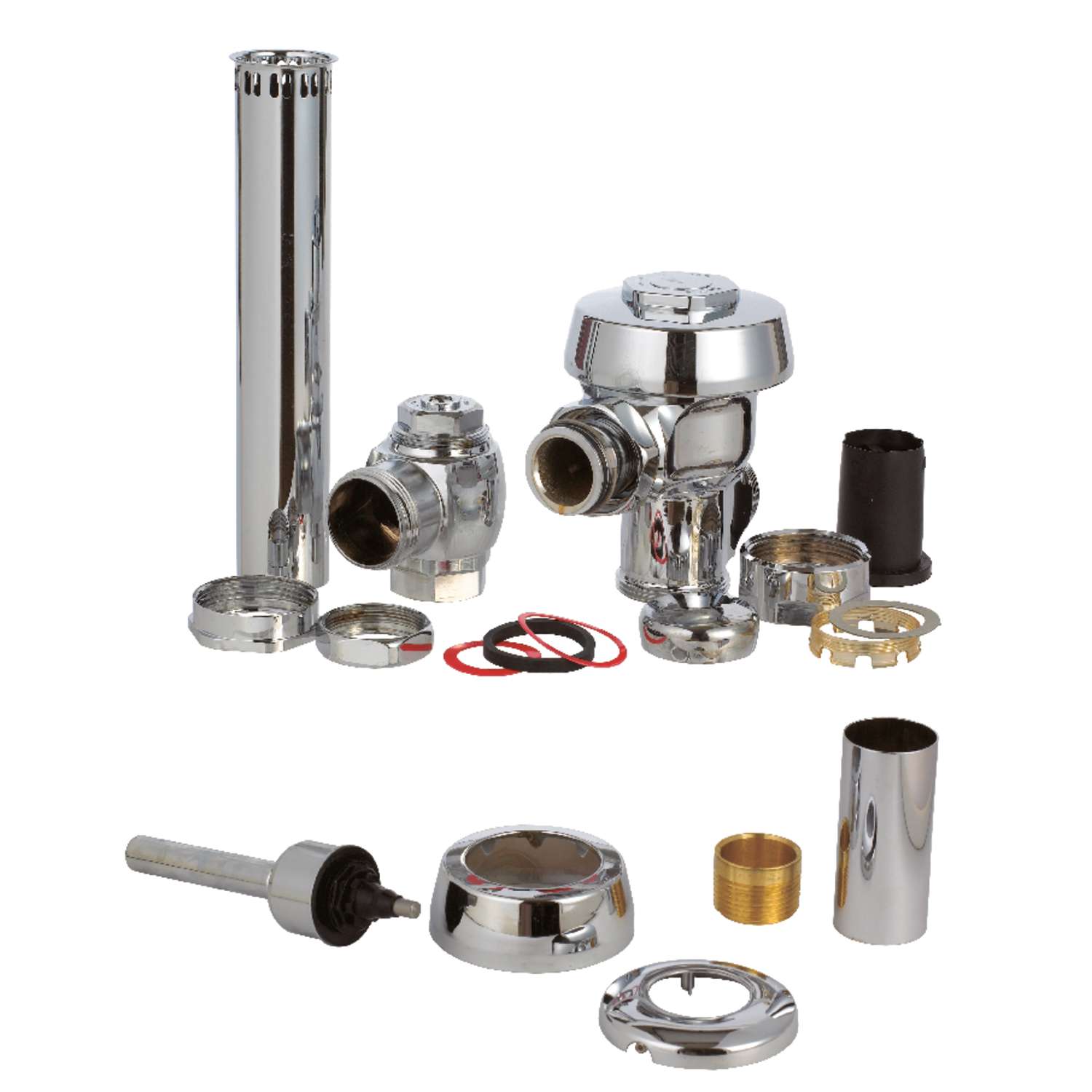 Sloan Royal Flush Valve Silver Polished Chrome Brass Ace Hardware