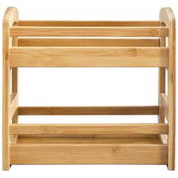 Totally Bamboo Natural Bamboo 2-Tier Spice Caddy