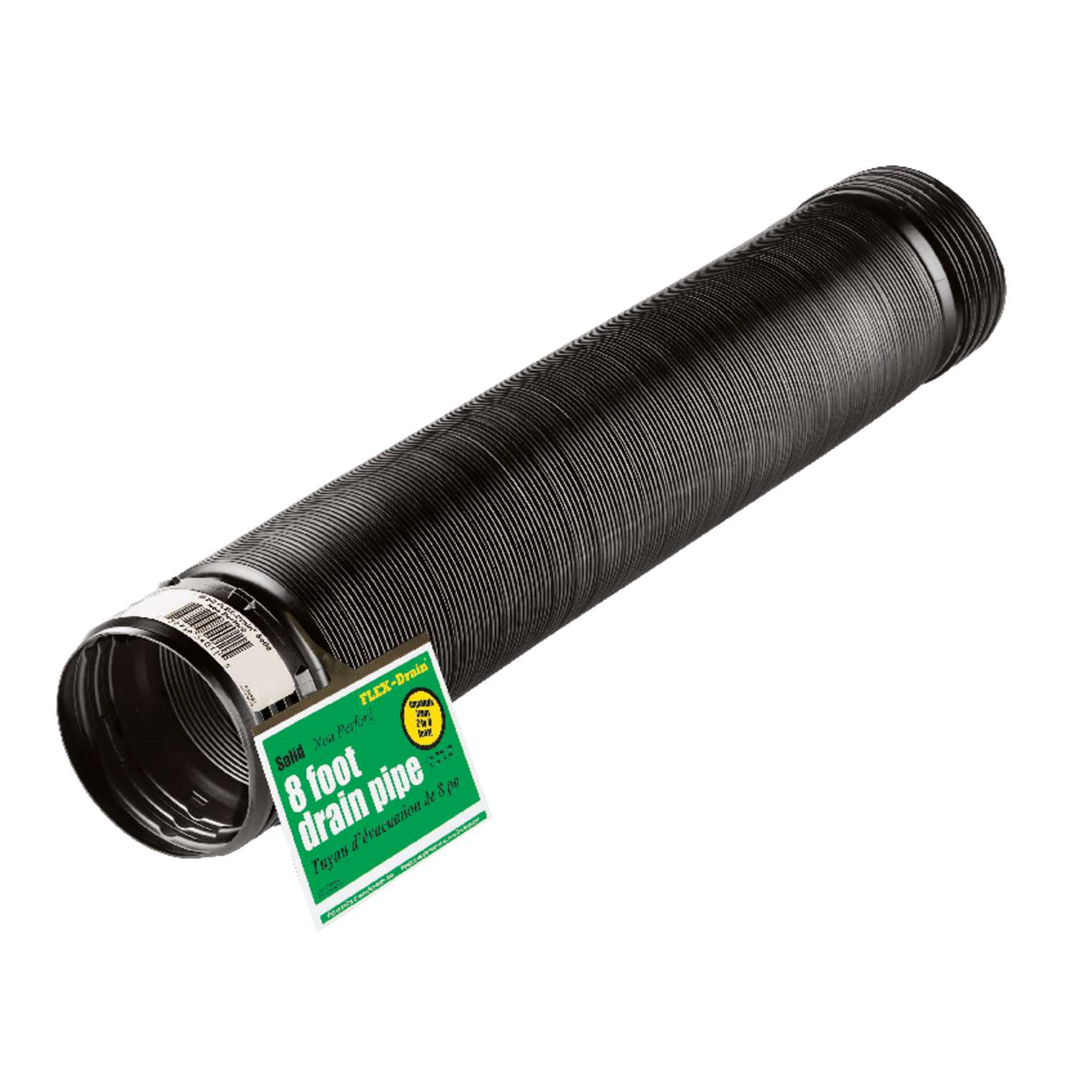 FlexDrain 4 D X 8 ft. L PVC Drain Pipe Ace Hardware