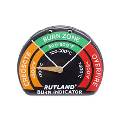 Rutland Burn Indicator Magnetic Stove Thermometer