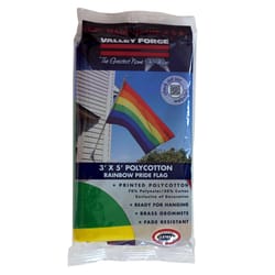 Valley Forge Knit Pride Flag 3 ft. W X 5 ft. L