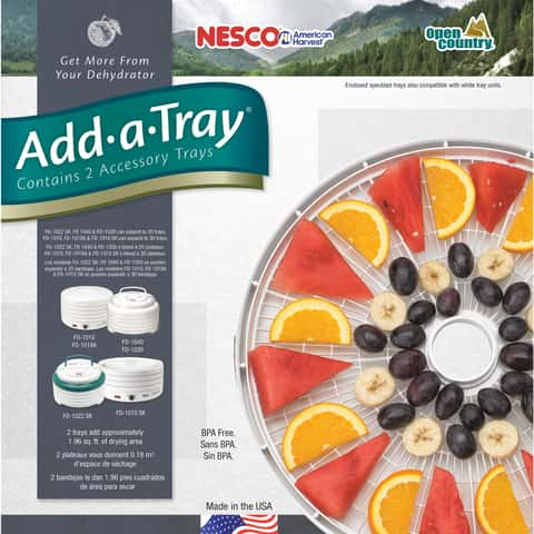 American Harvest Add-A-Tray Dehydrator Trays - 2 Pk by Nesco