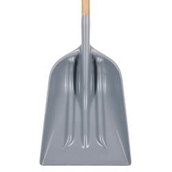 Truper Tru-Tough 62 in. Plastic Scoop Shovel Wood Handle