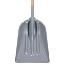 Truper Tru-Tough 62 in. Plastic Scoop Shovel Wood Handle