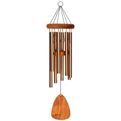 Festival Bronze Aluminum/Wood 24 in. Wind Chime