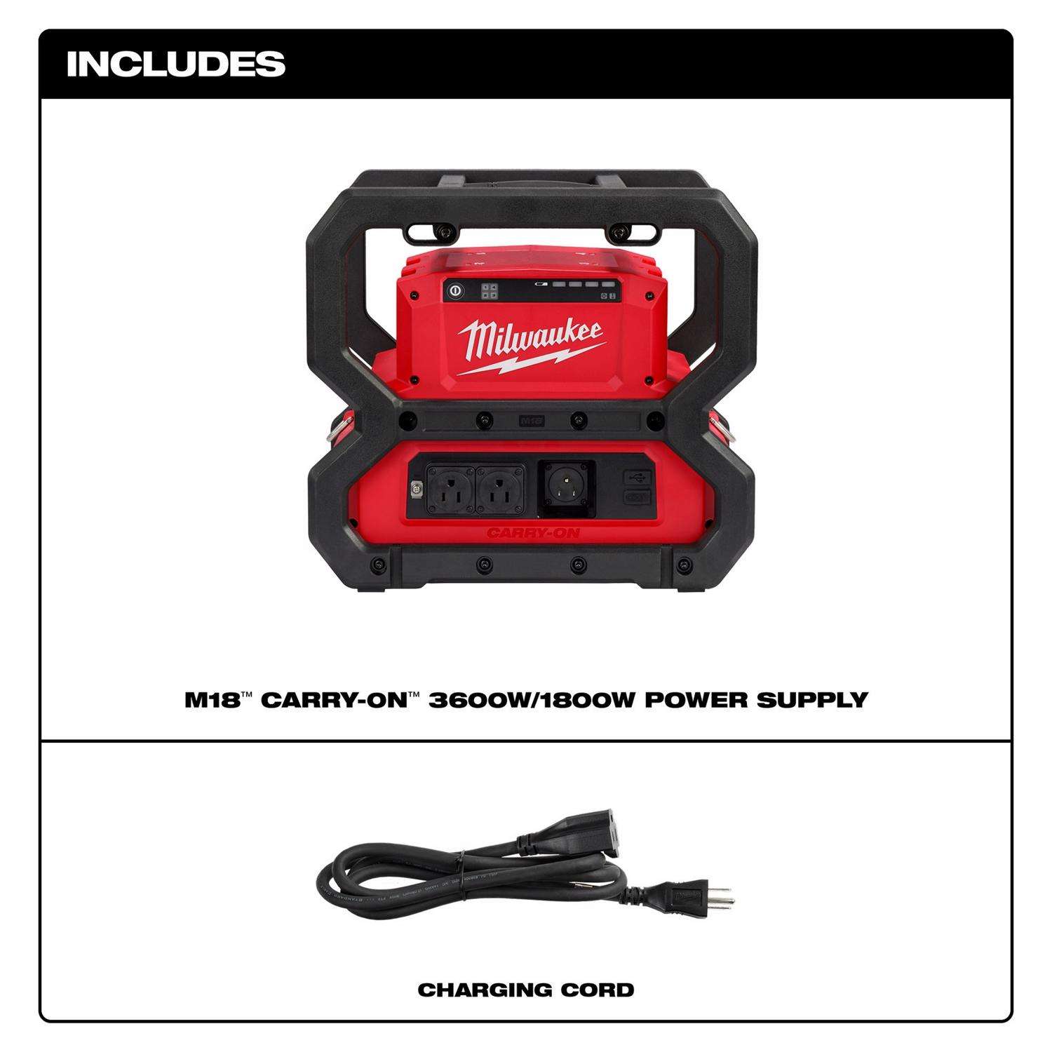 Milwaukee M18 CARRY-ON Lithium-Ion Power Supply pc Ace Hardware