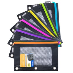 Bazic Products 10 in. H X 7.2 in. W Pencil Pouch Assorted