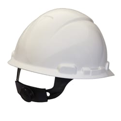 3M 4-Point Ratchet Safety Hard Hat White