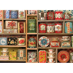 Cobble Hill Vintage Tins Jigsaw Puzzle 1000 pc