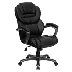 Flash Furniture Black Leather Office Chair