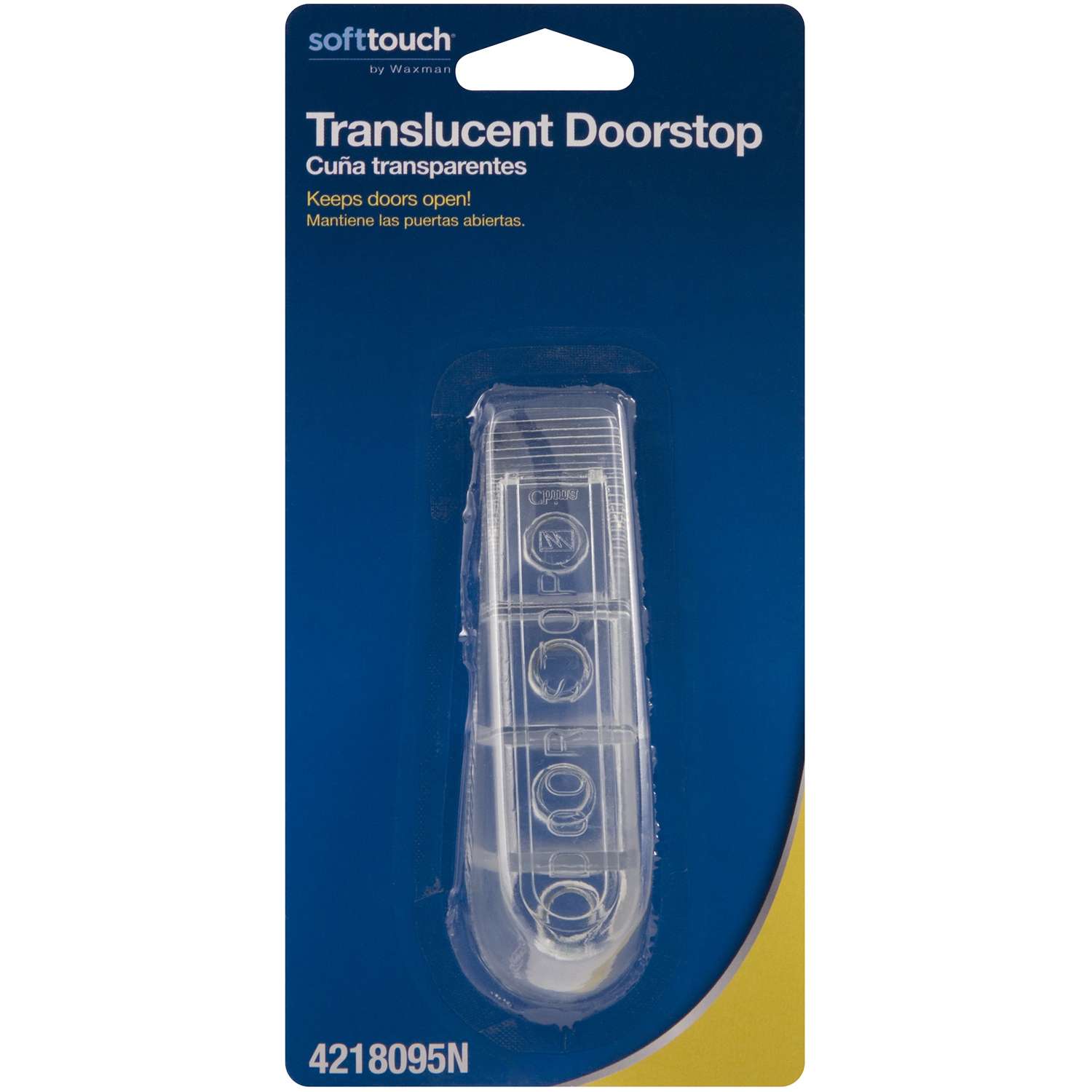 Softtouch Rubber Clear Door Stop Mounts to door Ace Hardware