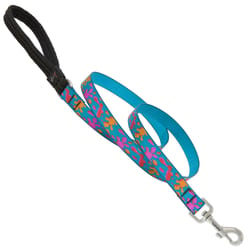 LupinePet Original Designs Multicolor Wet Paint Nylon Dog Leash