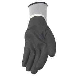 Wells Lamont Men's Waterproof Work Gloves Black/Gray L 1 pk