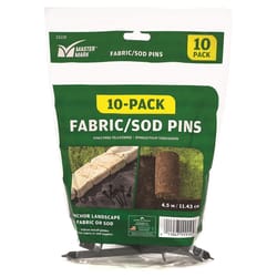 Master Mark 4-1/2 in. L Plastic Fabric Sod Pins 10 pk