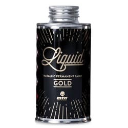 MTN Liquid Metallic Gold Alkyd-Base Metallic Paint Exterior and Interior 6.76 oz
